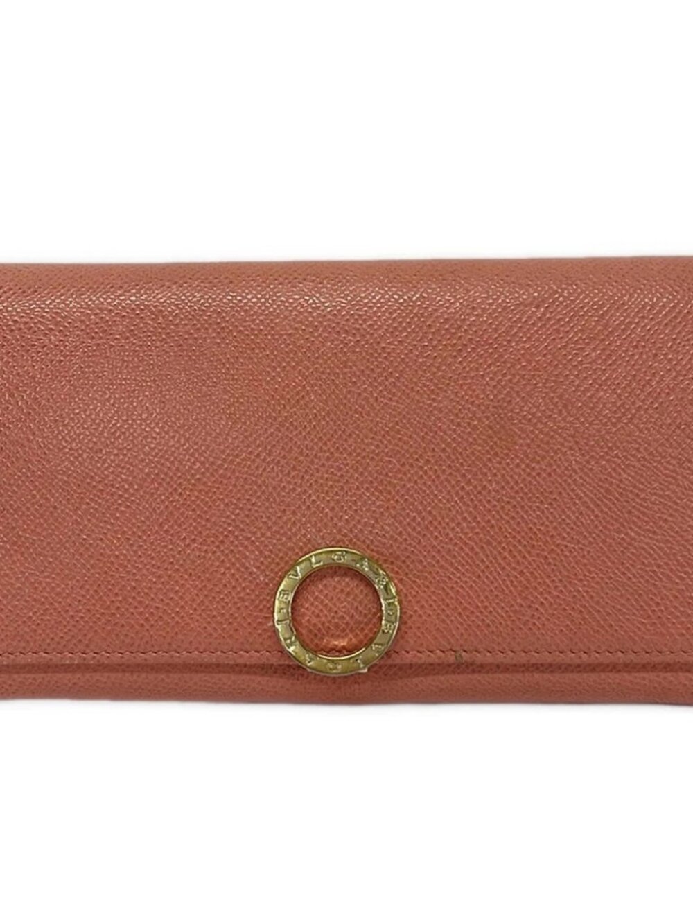 BVLGARI Bvlgari Bvlgari Light Pink Leather Long Wallet